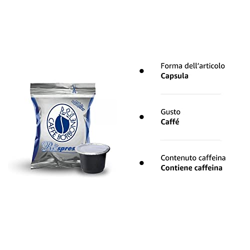 Caffè Borbone Respresso, Miscela Blu - 200 Capsule - Compatibili c...