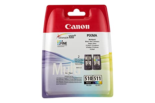 Canon PG-510 CL-511 Cartucce Inchiostro, Multipack, Nero e Colore...