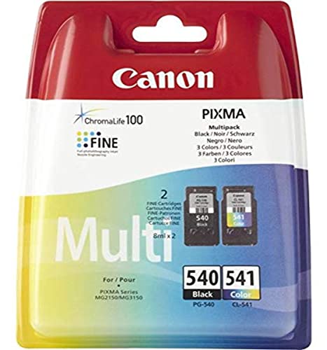 Canon PG-540   CL-541 Cartucce Inchiostro, Multipack, Nero e Colore