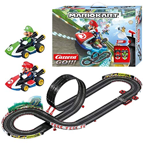 Carrera Toys GO!!! Mario Kart Mach 8 Set Pista da Corsa e Due Macch...