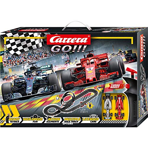 Carrera Toys GO!!! Speed Grip Set Pista da Corsa e Due Macchinine, ...