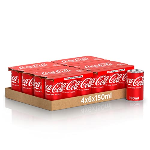 Coca-Cola Original Taste – 24 Lattine da 150 ml, Tutto il Gusto O...