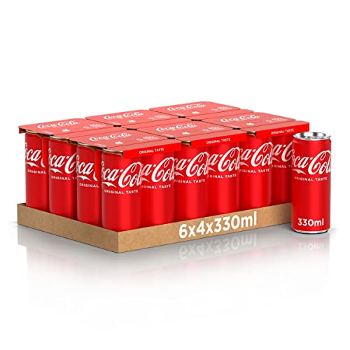 Coca-Cola Original Taste – 24 Lattine da 330 ml, Tutto il Gusto O...