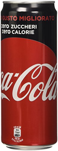 Coca Cola Zero - Bevanda Analcolica Senza Calorie, 330 ml [confezione da 24]