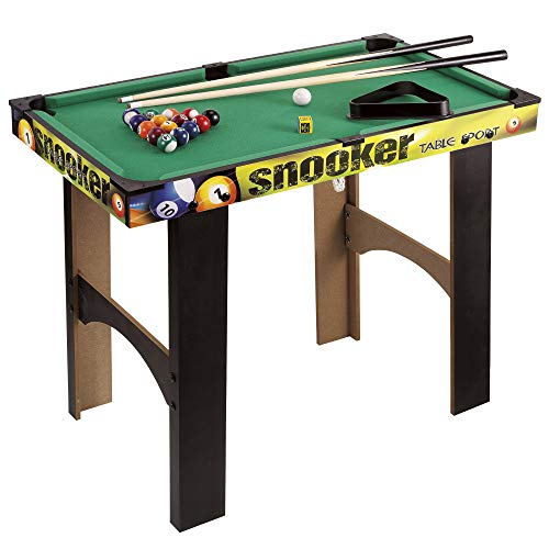 colorbaby – tavolo da biliardo Snooker di legno, 82 X 45 cm (85326)