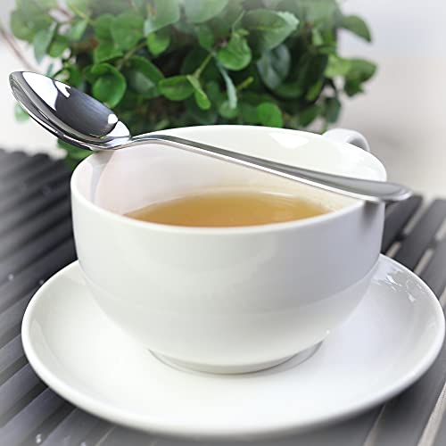 COM-FOUR 12x Cucchiaini da tè in acciaio inossidabile - eleganti...