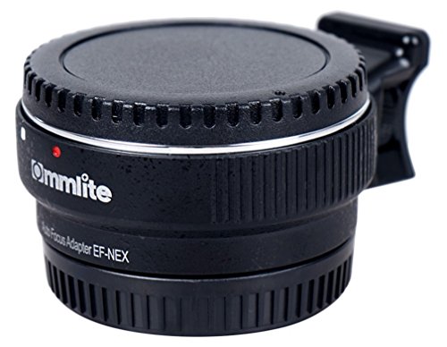 Commlite - Adattatore EF-NEX EF-E MOUNT per obiettivo Canon EF EF-S...
