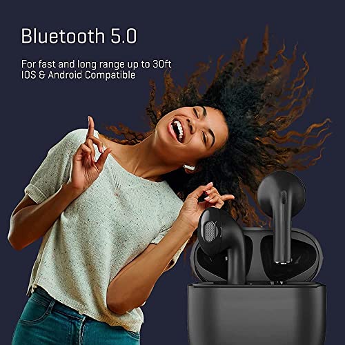 Cuffie Bluetooth 5.0,Cuffie in Ear Wireless con Bassi Immersivi,HD ...