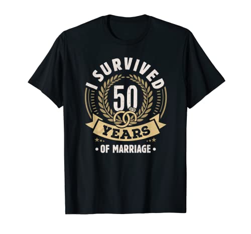 Divertente 50° Anniversario di matrimonio per coppie Maglietta