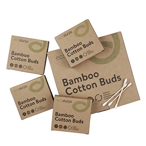 EcoSlurps 400 Batuffoli di cotone, dischetti e cotton fioc - coton ...