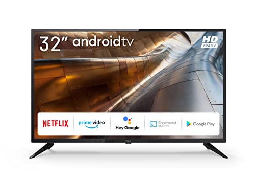Engel TV LED da 32 Pollici 720p con Smart TV (Android TV) e WiFi