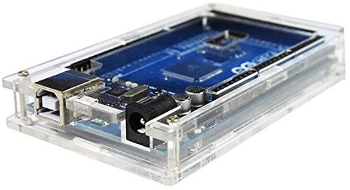 Fasizi Caso acrilico trasparente Shell Enclosure Gloss Box per Arduino MEGA R3 2560