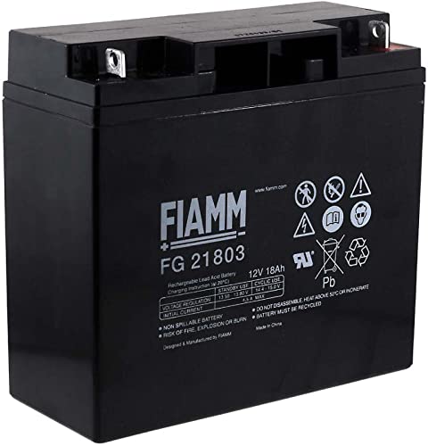 FIAMM Batteria ricaricabile al piombo FG21803, 12V, Lead-Acid