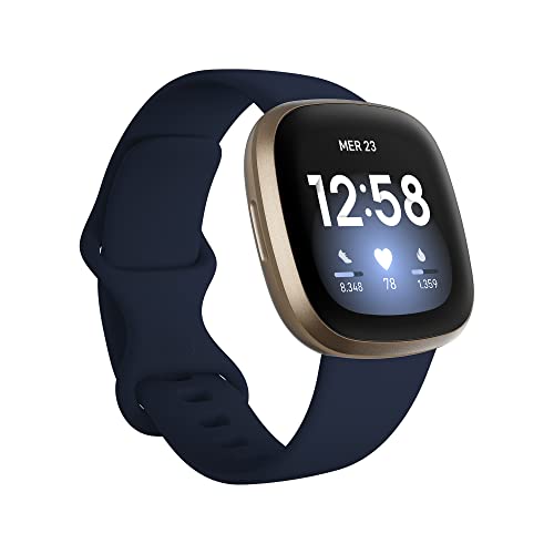 Fitbit Versa 3 Smartwatch Per Benessere E Forma Fisica Con Sei Mes...