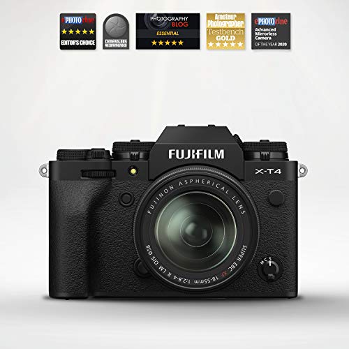 Fujifilm X-T4 Fotocamera Digitale Mirrorless 26 MP con Obbiettivo X...