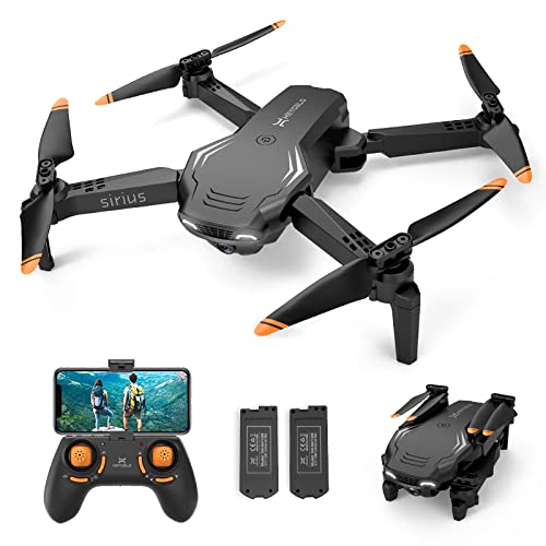 Heygelo S90 Drone con Telecamera HD 1080P, Drone Professionale FPV WiFi Video Diretta per Principianti, Mantenimento dell altitudine, Modalità Senza Testa, 3D Flip Mini Drone per Bambini Regalo