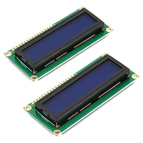HiLetgo 2pcs 1602 LCD Display Module With Blue Backlight Controller Character for Arduino Uno R3 Mega 2560