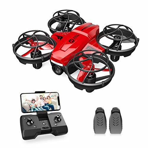 Holy Stone HS420 Mini drone con telecamera per bambini, quadricottero RC con 3 batterie a lunga durata, trasmissione WiFi Live, controllo dei gesti, volo artificiale, altitudine per principianti