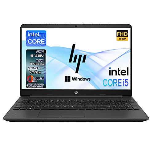 HP 250 G9 , Notebook Pc portatile intel core i5 , 1235U fino a 4,40Ghz , Ram 16Gb Ddr4 , SSHD 756GB , Display 15.6  FULL HD , Windows 11 Pro, Office Pro , Pronto all uso