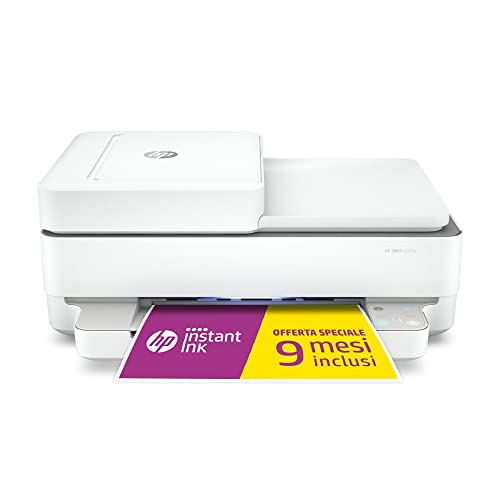 HP Envy 6420e, Stampante Multifunzione, 9 Mesi di Inchiostro Instant Ink Inclusi con HP+