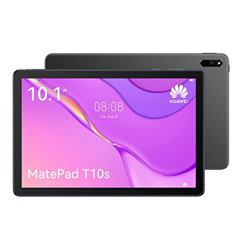 HUAWEI MatePad T 10s 2021 Tablet, Display da 10.1 , RAM da 4 GB, ROM da 128 GB, Processore Octa-Core, EMUI 10.1 con Huawei Mobile Services (HMS), Quad-Speaker, WiFi, Blu (Deepsea Blue)
