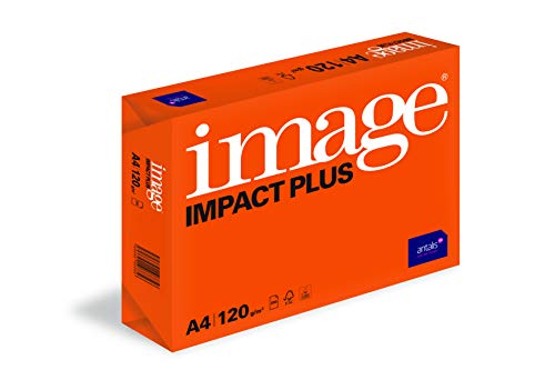 Image Impact Plus - Carta di alta qualità, formato A4, 120 g m², 250 fogli, colore: Bianco