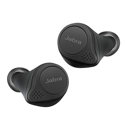 Jabra Elite 75t Auricolari, Cuffie Bluetooth con cancellazione attiva del rumore e lunga durata della batteria per chiamate e musica autenticamente wireless, Nero