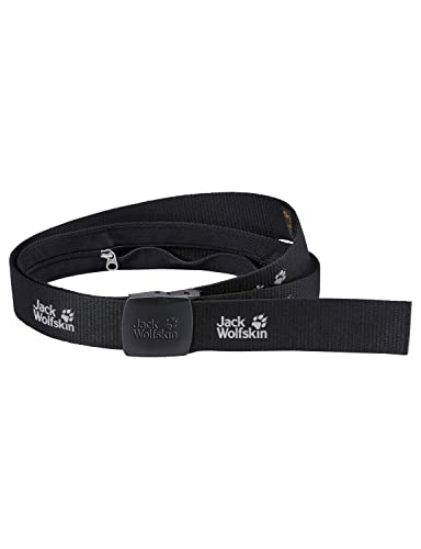 Jack Wolfskin Cintura Secret Belt Wide, Nero (Black), Taglia Unica