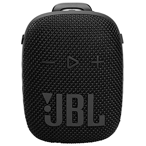 JBL Box Wind 3S - Mini Cassa Bluetooth Bass Boost di Harman Kardon - Casse Bluetooth Portatile con Clip per Bicicletta, Scooter e Moto, Impermeabile dopo IP67 – 5 Ore di Riproduzione – Nero