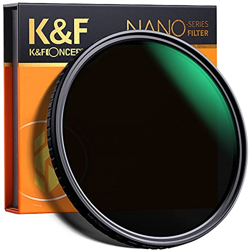 K&F Concept Nano-X 77mm Filtro Variabile ND2-32 (1-5 stop) di Vetro...