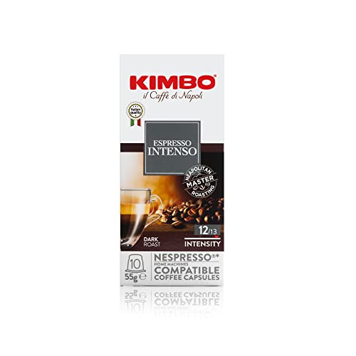Kimbo Caffè Intenso per Nespresso, 10 Capsule