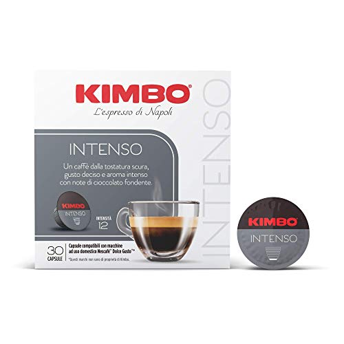 Kimbo Intenso – Capsule Compatibili Nescafè Dolce Gusto - 2 Confezioni da 30 Capsule (60 Capsule)