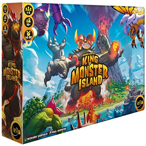 King of Monster Island - Gioco da tavolo, da 1 a 5 giocatori, 10 Anni