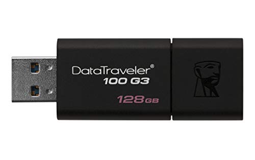 Kingston DataTraveler 100 G3-DT100G3 128GB USB 3.0, PenDrive, 128 G...