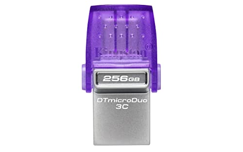 Kingston DataTraveler microDuo 3C Drive Flash USB 256GB USB Gen 3 Type-C e Type-A - DTDUO3CG3 256GB