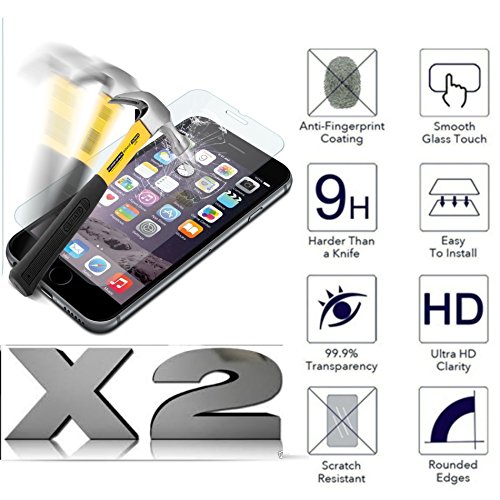 KIT n.2 Pellicole (2 PACK) compatibile per ASUS ZENFONE LIVE (L1) ZA550KL (5.5)   Zenfone X00RD   ZA551KL Pellicola Vetro temperato 9H Touch Screen Antiurto protezione ANTIGRAFFIO