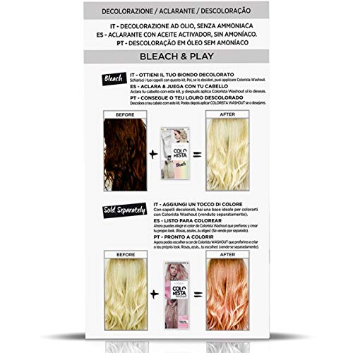 L Oréal Paris Colorista Blonde Bleach Decolorazione Ad Olio Per Un...
