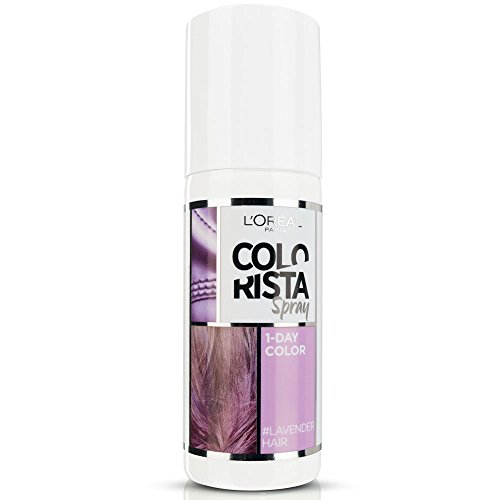 L Oréal Paris Colorista Spray 1-Day Color, Colorazione Temporanea un Giorno, Lavanda (Lavender)
