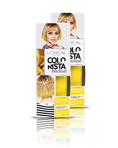 L  oréal Paris Colorista washout colorazione temporanea Media durata capelli giallo – Set di 2