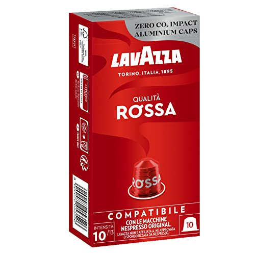 Lavazza 159523 Capsule Nespresso Qualità Rossa, 10