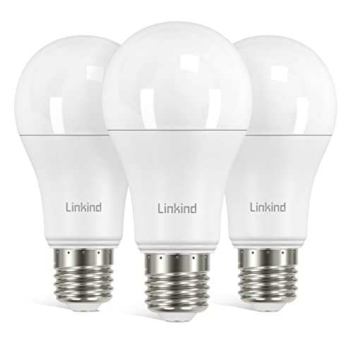 Linkind Dimmerabile Lampadina LED E27, 13W(Equivalenti a 100W), Lampadine A60 Edison 1521 Lumen, Luce Bianca Calda 2700k, ERP, Certificazione CE, Pacco da 3