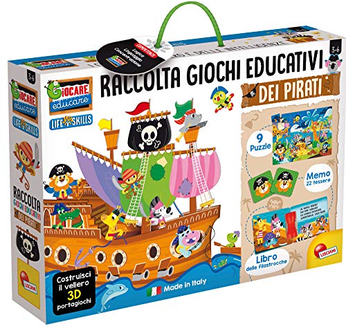 Lisciani Giochi - Giocare Educare Il Veliero dei Pirati Gioca e Impara Kit Gioco per Bambini, 72743