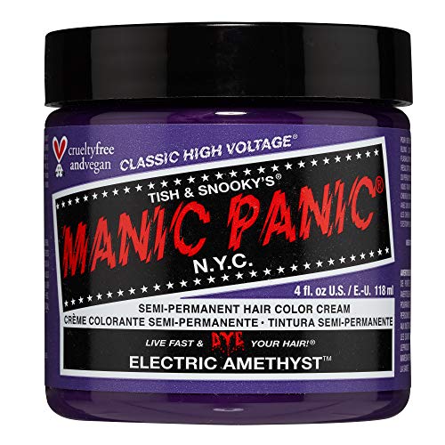 Manic Panic - Electric Amethyst Classic Creme Vegan Cruelty Free Purple Semi Permanent Hair Dye 118ml