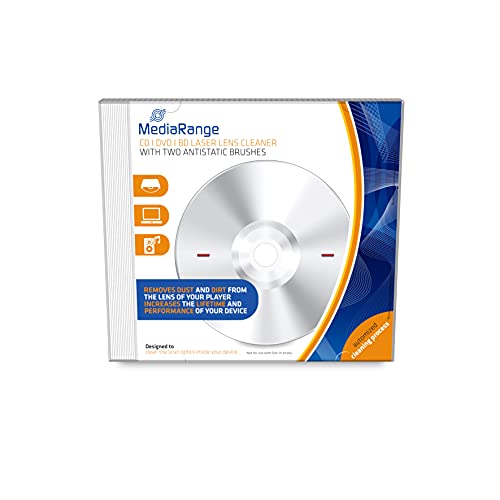 MediaRange MR725 PC CD | DVD | BD CD per pulizia laser con spazzola antistatica