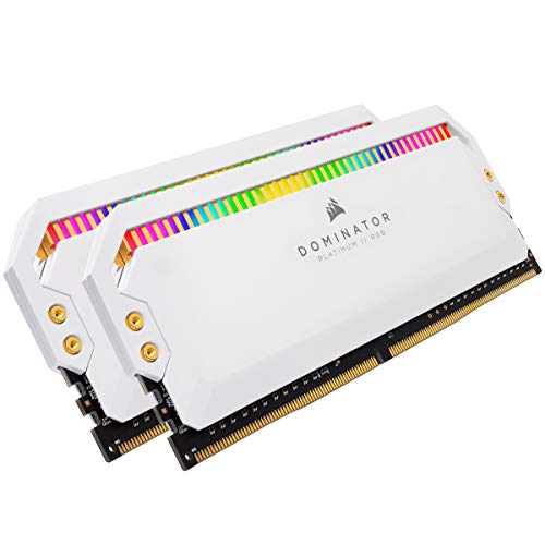 MEMORIA CORSAIR DDR4 16GB 2X8GB PC3600 DOMINATOR PLATINUM RG DOMINATOR PLATINUM CMT16GX4M2C3600C18W, 16 GB, 2 X 8 GB, DDR4, 3600