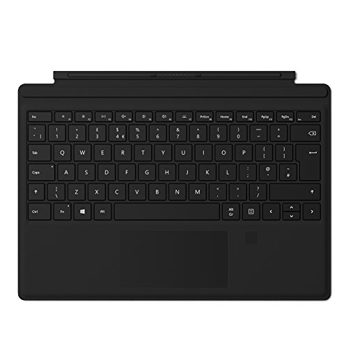 Microsoft Surface Pro 4 - Tastiera nero Nero - Lettore di impronte digitali Pro Cover