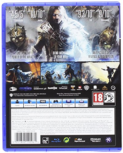 Middle-Earth: Shadow of Mordor GOTY - PlayStation 4 - [Edizione: Re...