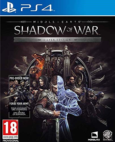 Middle Earth Shadow of War Silver Edition PS4 Game...