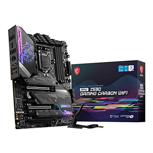 MSI MPG Z590 GAMING CARBON WIFI Scheda Madre gaming ATX Supporta pr...