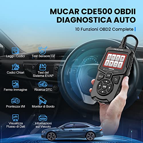 mucar obd2 Auto diagnostica,CDE500 diagnosi Auto Professionale in I...
